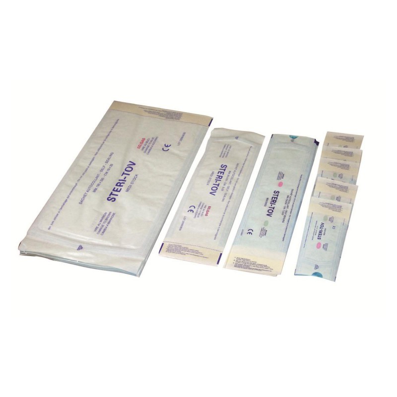 SACHET STERILISATION ADHESIF 9*25CM (200)