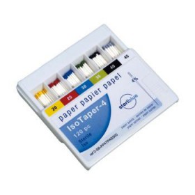 POINTE PAPIER ISO TAPER 4% ASS20-45  STERIBLUE- (boite de 120)- 28mm long