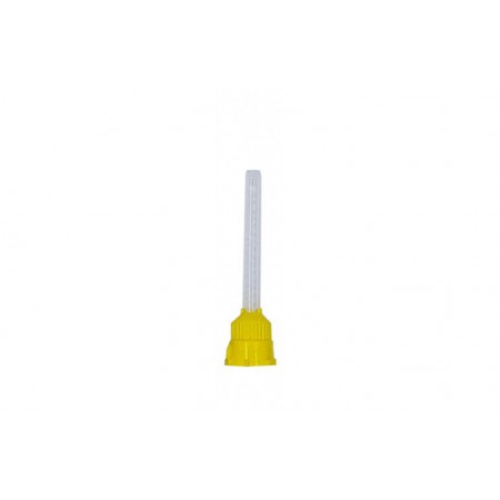 EMBOUTS MELANGEURS non stériles en SILICONE JAUNE LONG ( SACHET DE 100)- MEDISTOCK