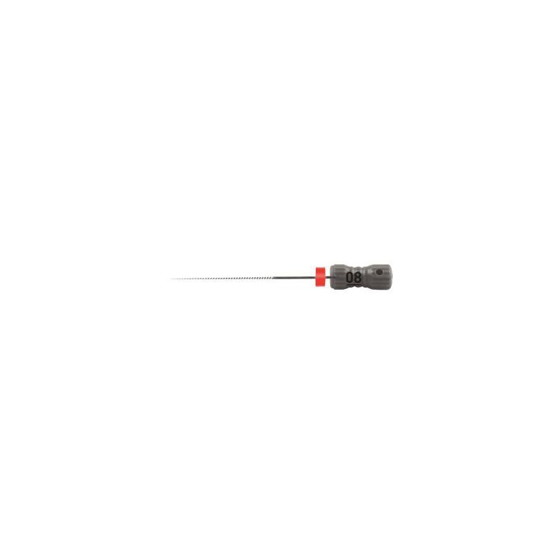 K-FILE ISO 008 25MM MicroMega GRISE- boite de 6 limes