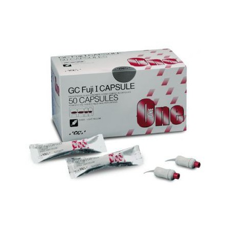 FUJI I CAPSULES TEINTE LIGHT YELLOW - GC- coffret de 50 capsules prédosées.