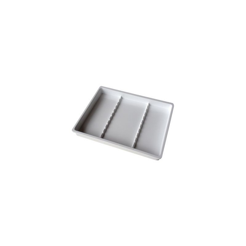 PLATEAU MELAMINE SANS PORTE INSTRUMENT 20X15CM BLANC