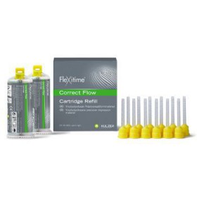 FLEXITIME CORRECT FLOW Coffret de 2 cartouches de 50ML + 12 embouts mélangeurs- KULZER