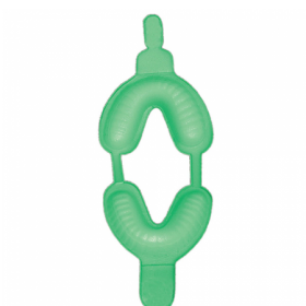 Fluoride Trays - Dual Arch, Small Green